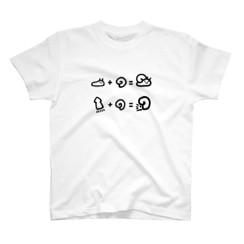 カタツムリとアンモナイトの方程式 Regular Fit T-Shirt