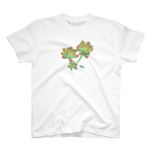 多肉植物・乙女心 Regular Fit T-Shirt