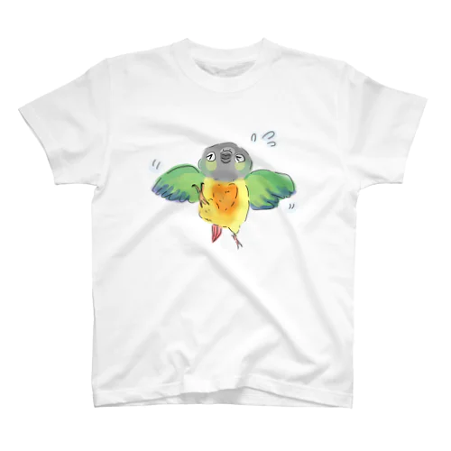 こわがりウロコインコ スタンダードTシャツ