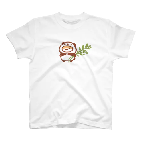 はむパンダ（後ろ姿なし） スタンダードTシャツ