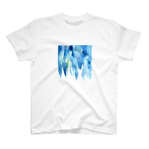 水彩 したたる Regular Fit T-Shirt