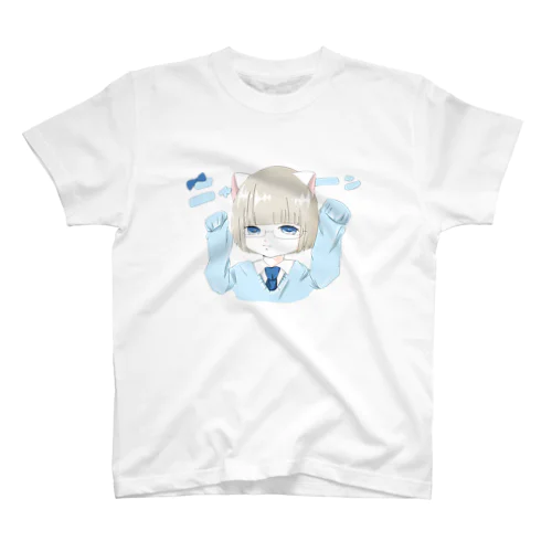 メガ猫チャン Regular Fit T-Shirt
