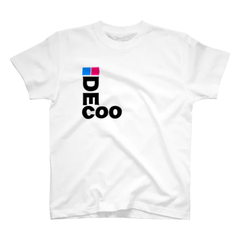 [DEcoo's]DEcooビビット L字 Regular Fit T-Shirt