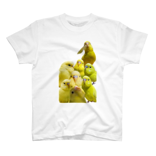 セキセイインコ　てつお大量発生シリーズ Regular Fit T-Shirt