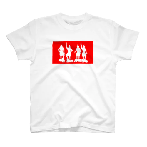 4tenno（RED） Regular Fit T-Shirt