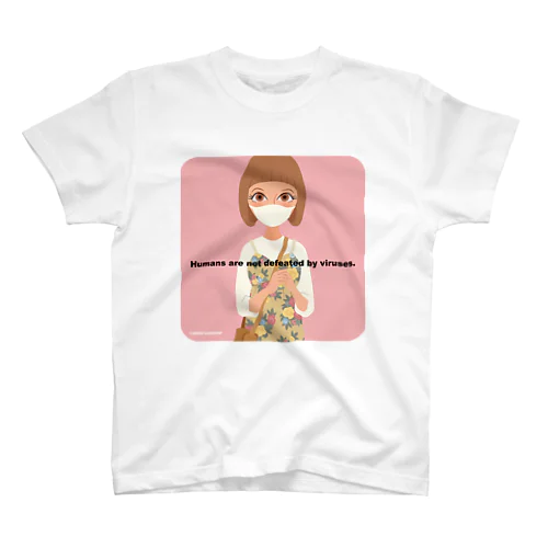 マスクの女の子01 Regular Fit T-Shirt