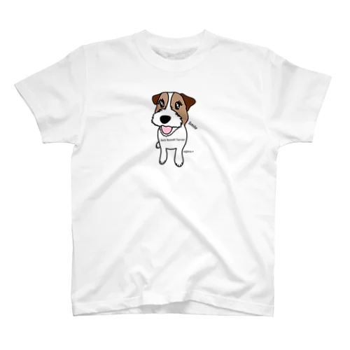 スマイル かわいいジャックラッセルテリア犬 スタンダードTシャツ