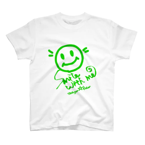 Smile with me【みどり】 Regular Fit T-Shirt