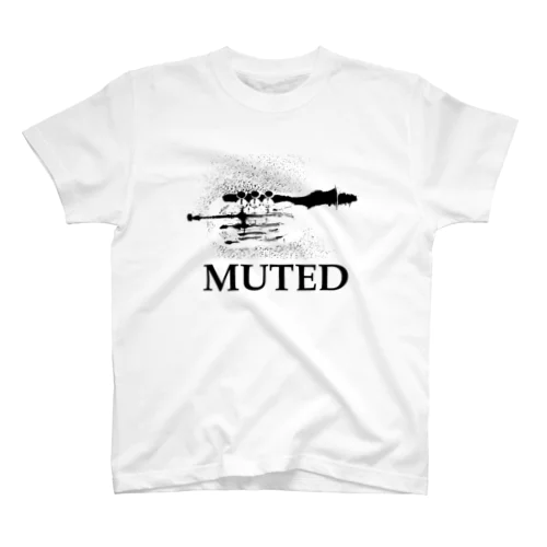 MUTED -black- スタンダードTシャツ