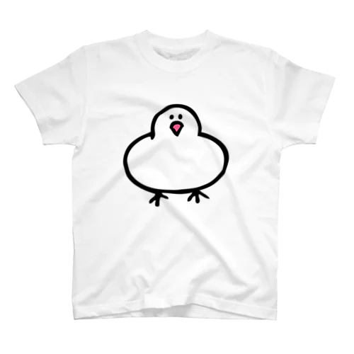 ふくら文鳥Tシャツ スタンダードTシャツ