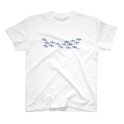 魚の群れ カスミアジ Regular Fit T-Shirt