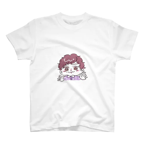 ピンクボーイ缶バッチ スタンダードTシャツ