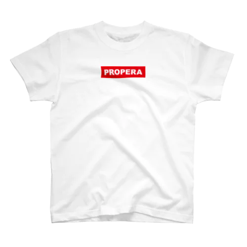 PROPERA 赤BOX文字 スタンダードTシャツ