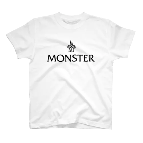 MONSTER-モンスター-黒ロゴ Regular Fit T-Shirt