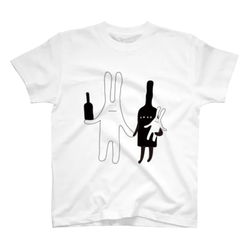 ウサギとボトル Regular Fit T-Shirt