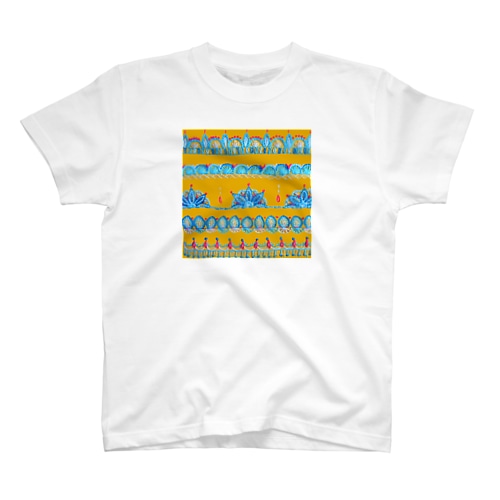 ナマステ刺繍 ✺ マスタード Regular Fit T-Shirt