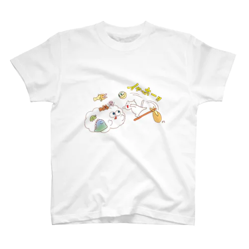 よなぁ〜ファミリーとじろにゃん Regular Fit T-Shirt