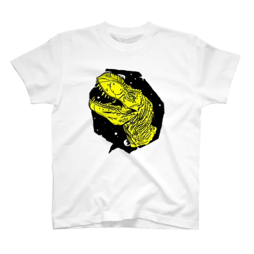 恐竜/黄黒 Regular Fit T-Shirt