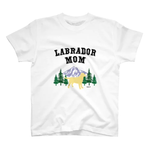 Labrador Mom （イエローラブラドール） スタンダードTシャツ