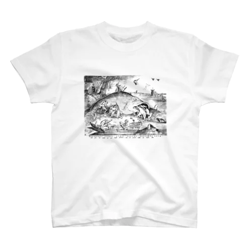  大きな魚は小さな魚を食う スタンダードTシャツ