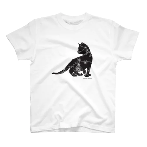 さくら猫 和柄 Regular Fit T-Shirt