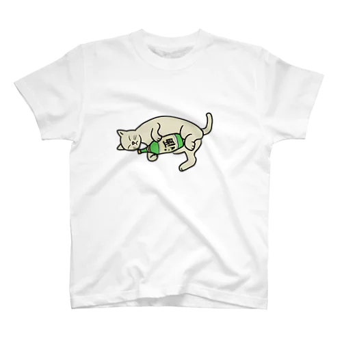 酒とねこ スタンダードTシャツ