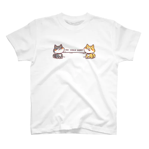 NO WALK DOGS Regular Fit T-Shirt