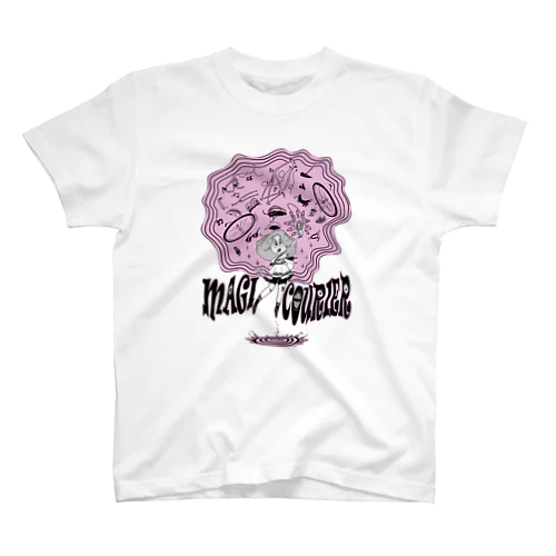 “MAGI COURIER” pink #1 Regular Fit T-Shirt
