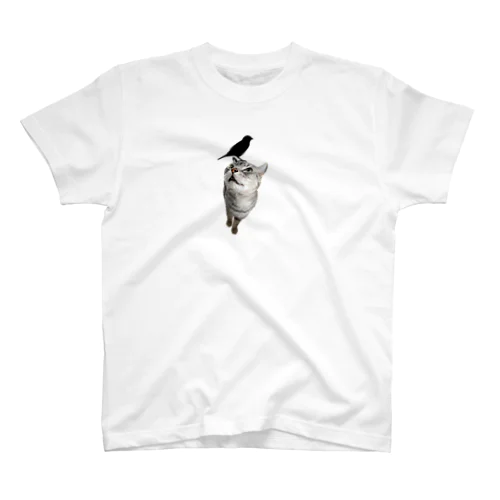 鳥on the猫 スタンダードTシャツ