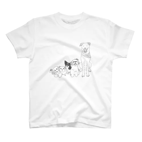 5ワン🐾スタッフ犬 スタンダードTシャツ