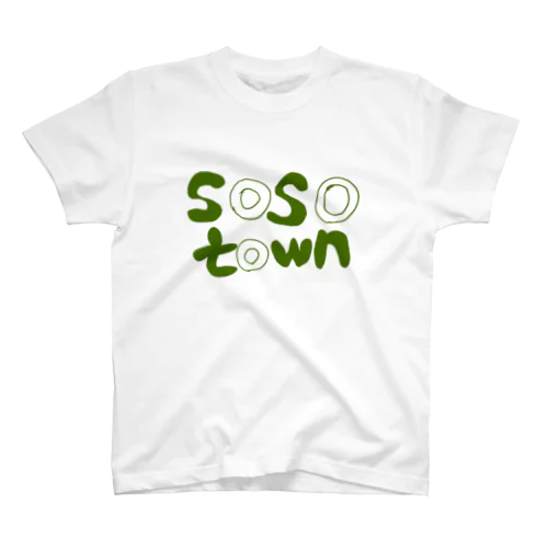 NEWロゴ SOSO TOWN Regular Fit T-Shirt
