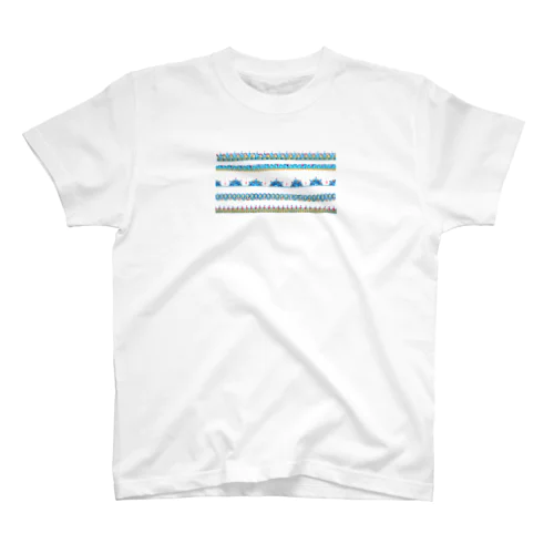 ナマステ刺繍 ✺ ホワイト Regular Fit T-Shirt