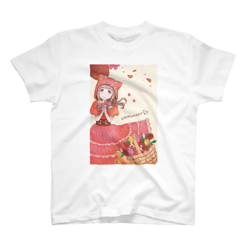 猫耳赤ずきんTシャツ スタンダードTシャツ