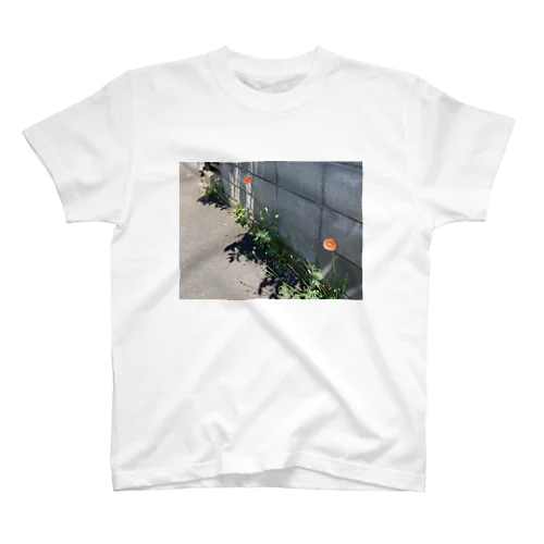 塀の外の花 Regular Fit T-Shirt