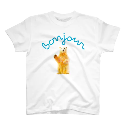 Bonjour Bear スタンダードTシャツ