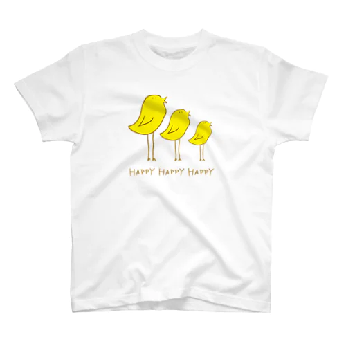 Happyな鳥 Regular Fit T-Shirt