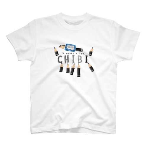 CT156　ちびた鉛筆*A Regular Fit T-Shirt