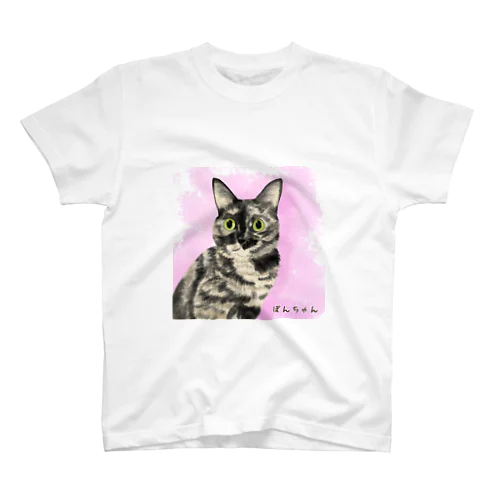 サビ猫ぽんちゃん スタンダードTシャツ