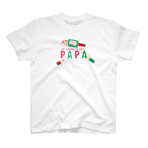ちびた色鉛筆 PAPA*A Regular Fit T-Shirt