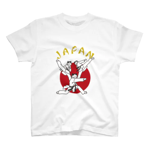 JAPAN空手ネコさんTシャツ Regular Fit T-Shirt