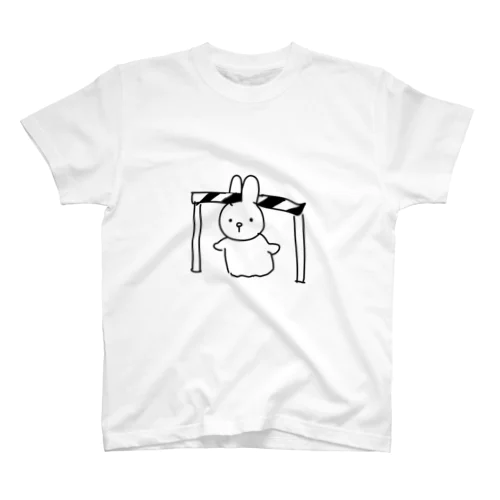 ハードルうさぎ/ラフバージョン スタンダードTシャツ