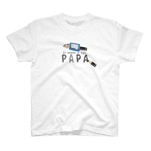 ちびた鉛筆 PAPA*C Regular Fit T-Shirt