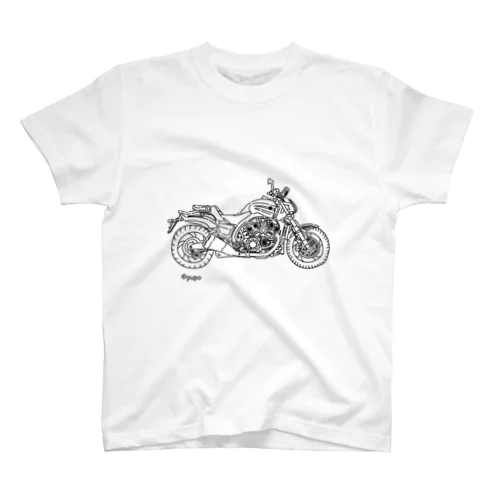 かっこいいバイク スタンダードTシャツ