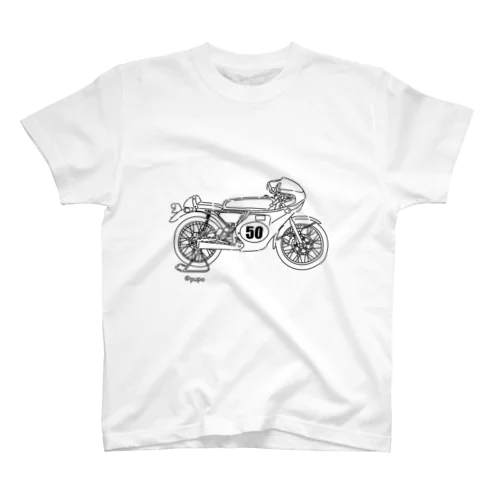 オールドレーサーなバイク スタンダードTシャツ