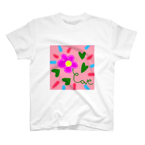 Loveのお花 Regular Fit T-Shirt