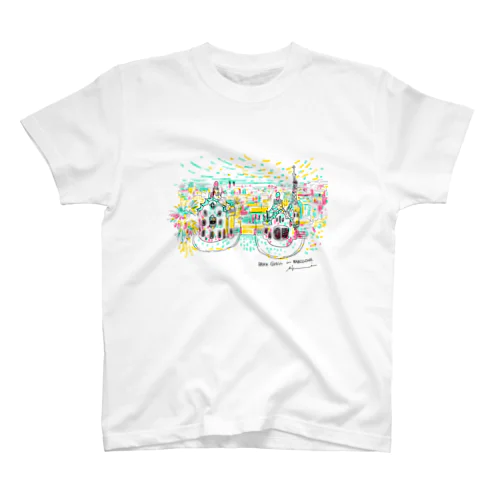 色の王国・グエル公園 スタンダードTシャツ