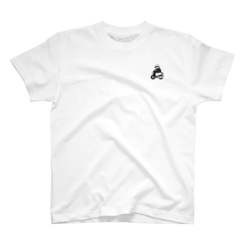 弁慶バイク(モノクロ) Regular Fit T-Shirt