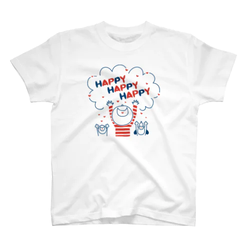 HAPPY HAPPY HAPPY！上を向いて笑おう！ スタンダードTシャツ