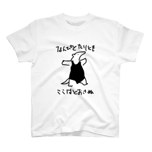 通さぬミナミコアリクイ スタンダードTシャツ