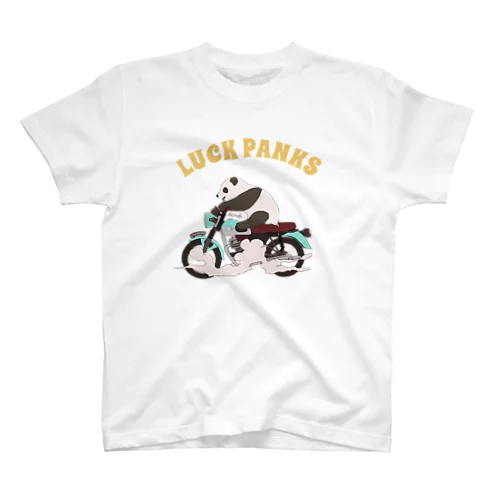 バイク乗りのパンダ スタンダードTシャツ